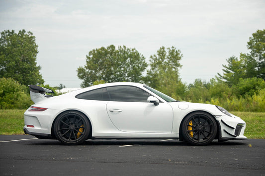 Verus wing riser installed - Porsche 991 GT3