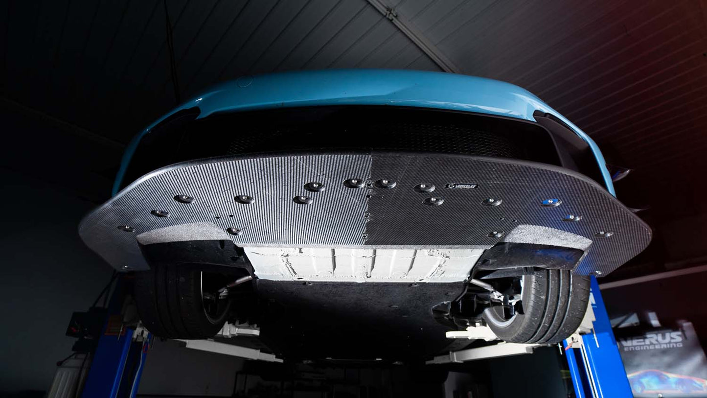 Verus front splitter carbon finish - Porsche 992 GT3