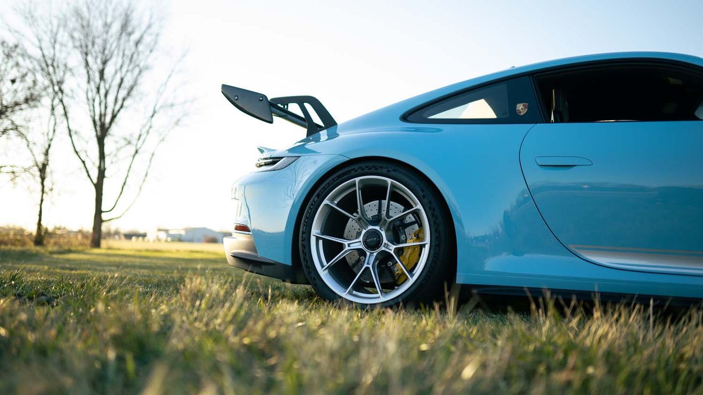 Verus Engineering UCW Rear Wing Kit - Porsche 992 GT3 installed
