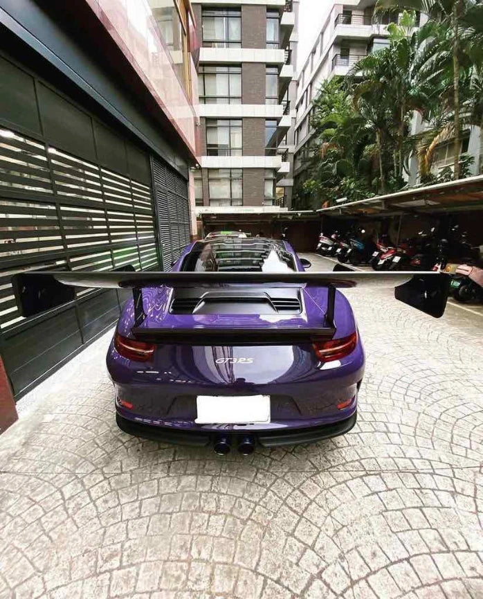 Verus V1X wing on track - Porsche 991 GT3 RS