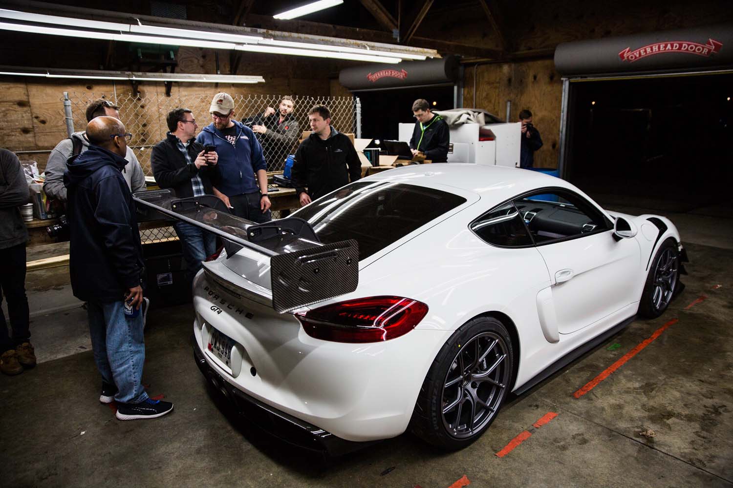 Verus side splitter carbon weave - Porsche 981 GT4