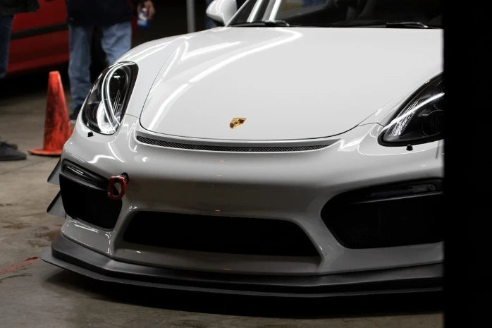 Verus front splitter underside - Porsche 981 GT4