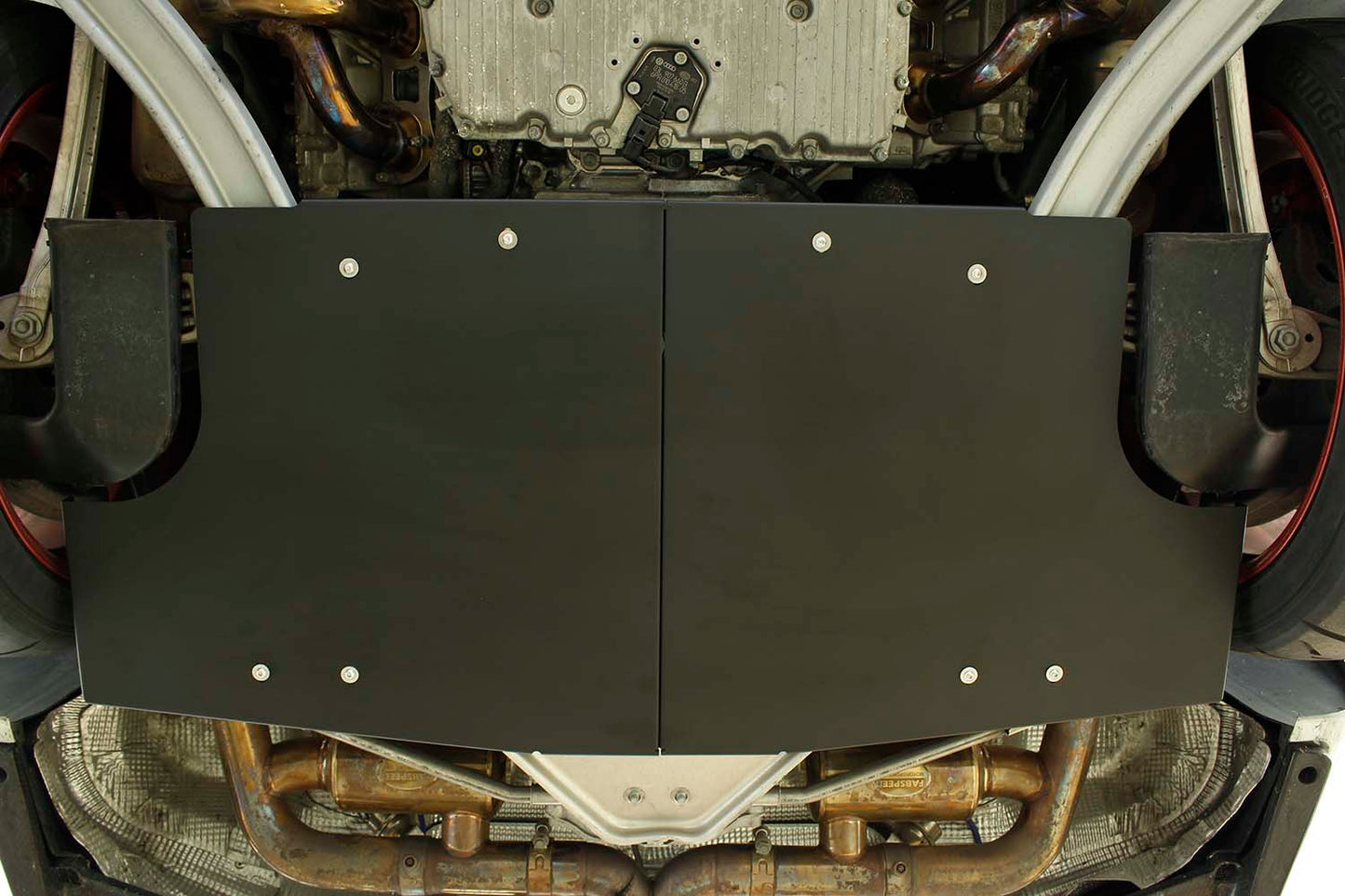 Verus underbody panel brackets - Porsche 981 GT4