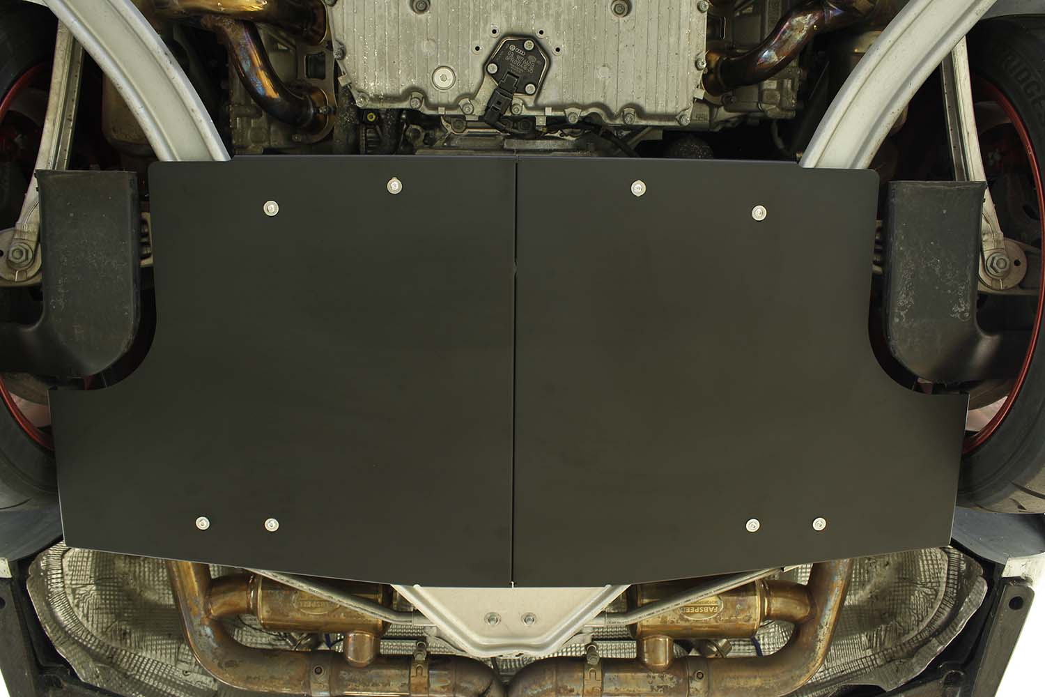 Verus underbody panel brackets - Porsche 981 GT4