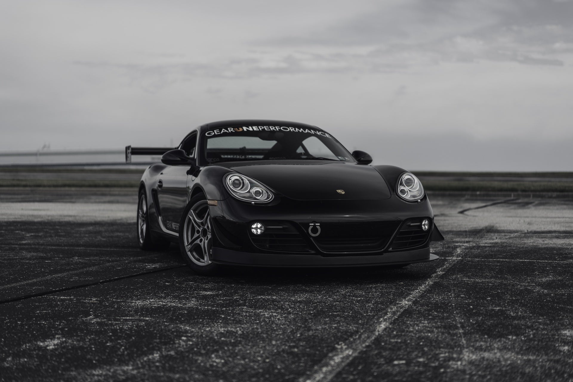 Verus dive planes angle view - Porsche 987 Cayman