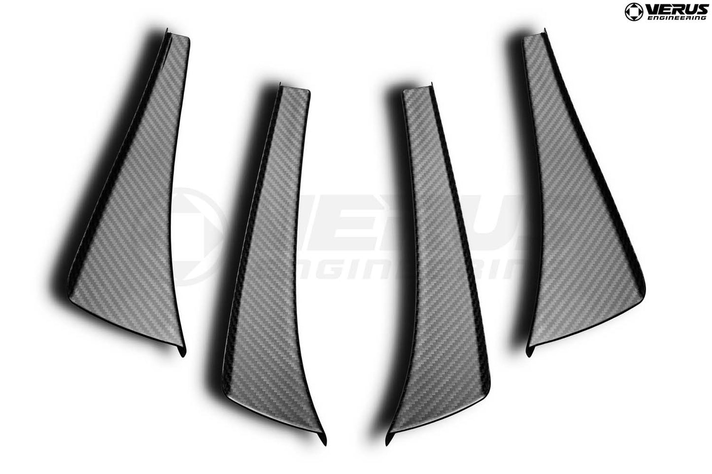 Verus Engineering dual element dive plane kit for Porsche 981 GT4