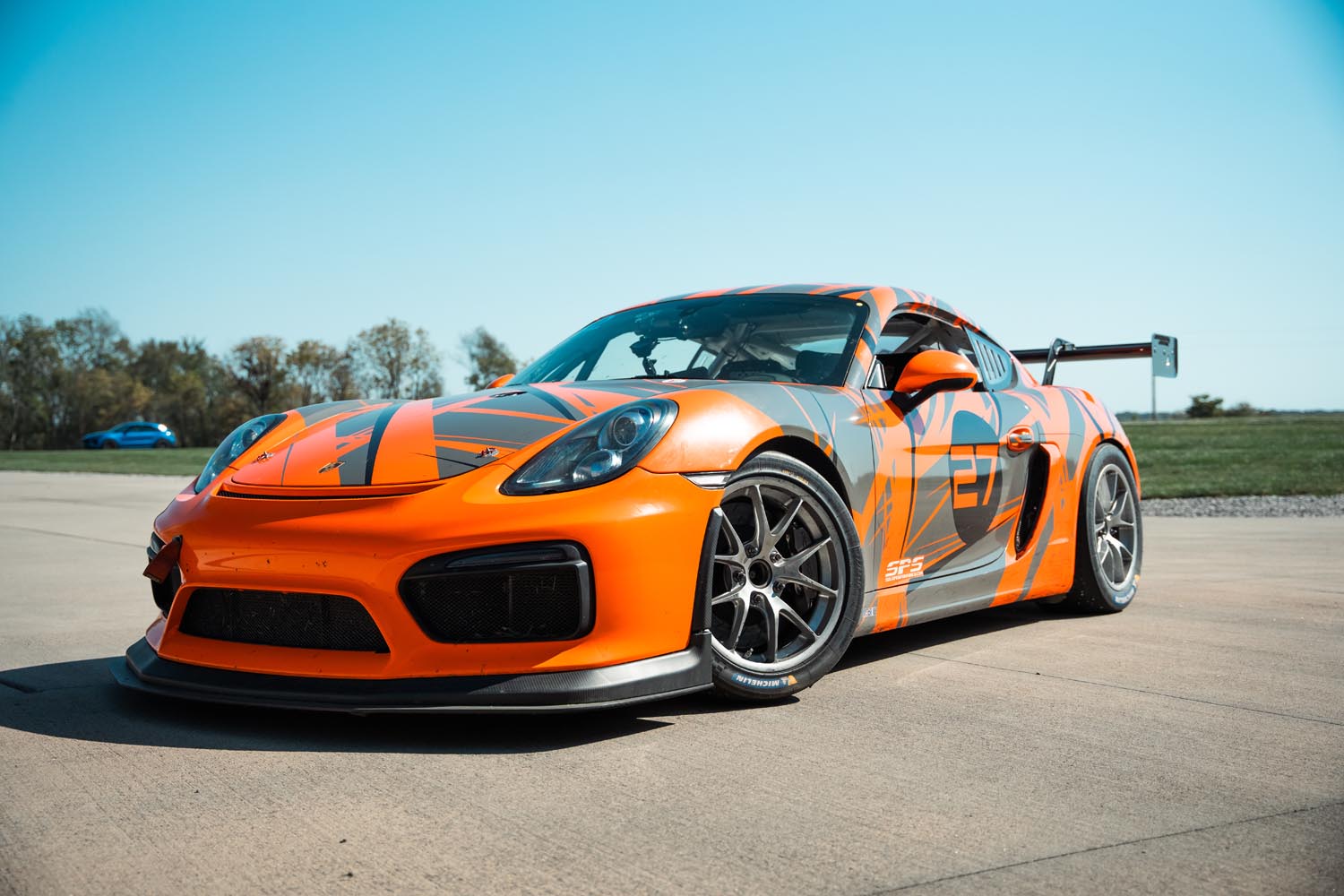Verus V1X carbon endplate - Porsche 981 718 GT4