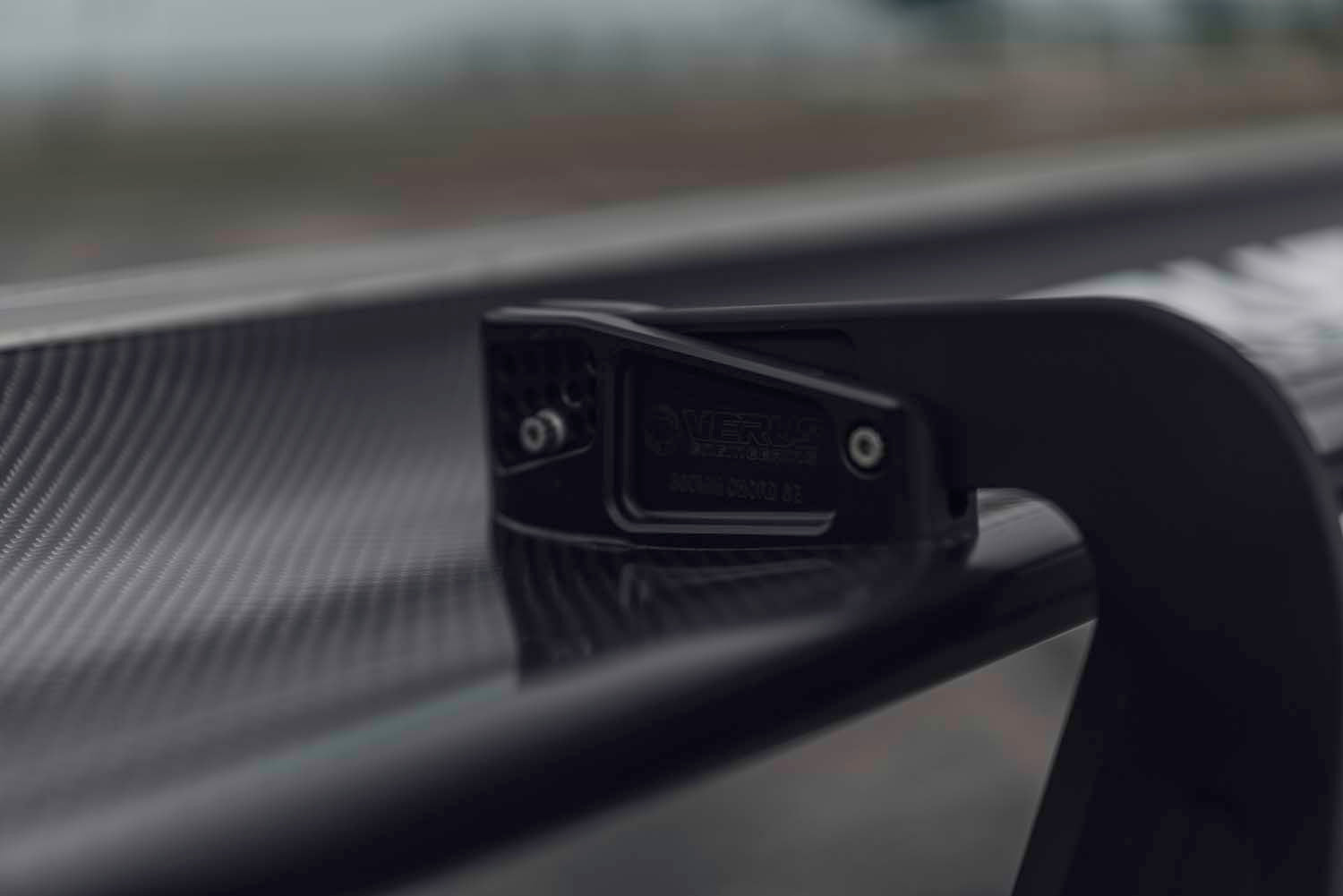 Verus V1X rear wing on car - Porsche 987 Cayman