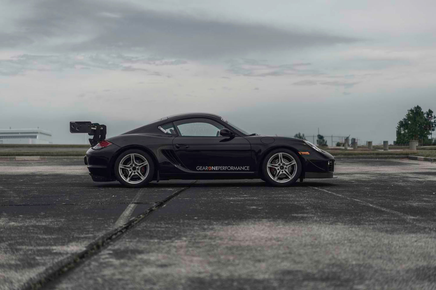 Verus V1X rear wing hardware - Porsche 987 Cayman