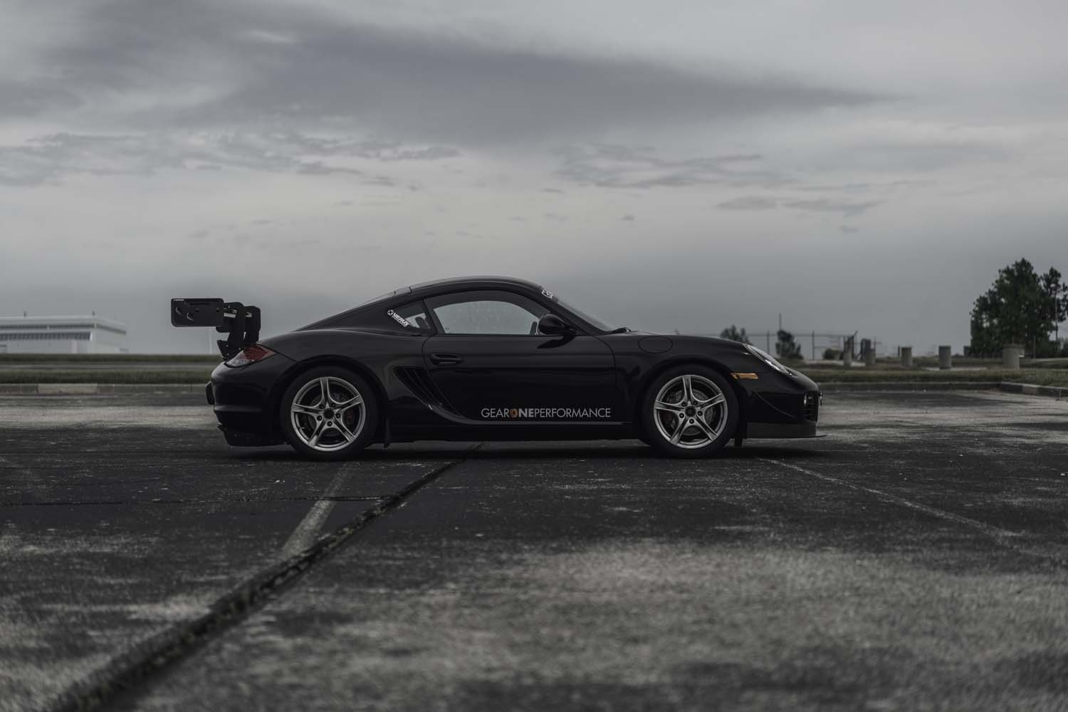 Verus V1X rear wing hardware - Porsche 987 Cayman
