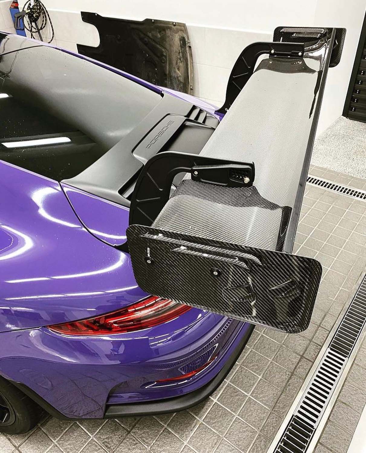 Verus V1X wing side profile - Porsche 991 GT3 RS