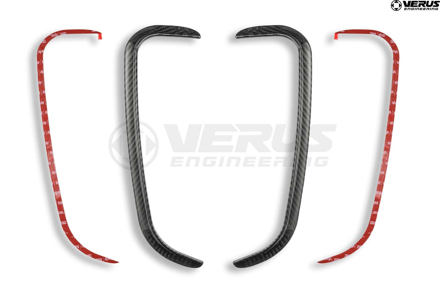 Verus Engineering carbon radiator duct gurney for Porsche 992 GT3