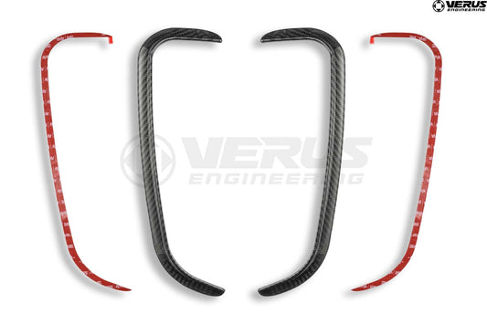 Verus Engineering carbon radiator duct gurney for Porsche 992 GT3