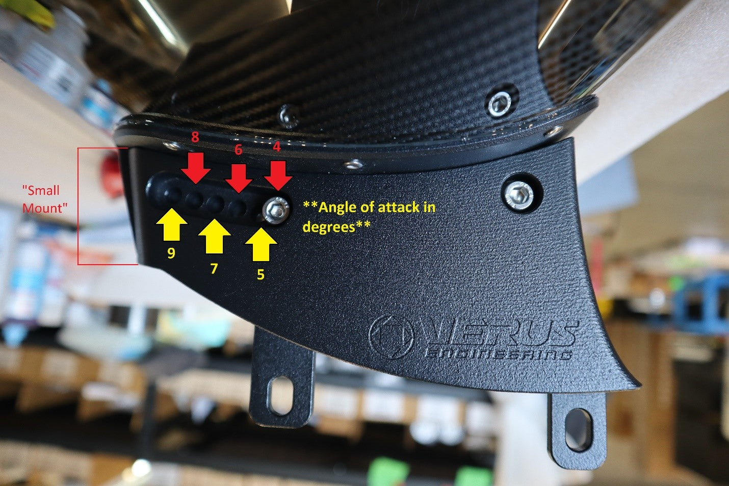 Verus UCW rear wing rear view - Porsche 991 GT3