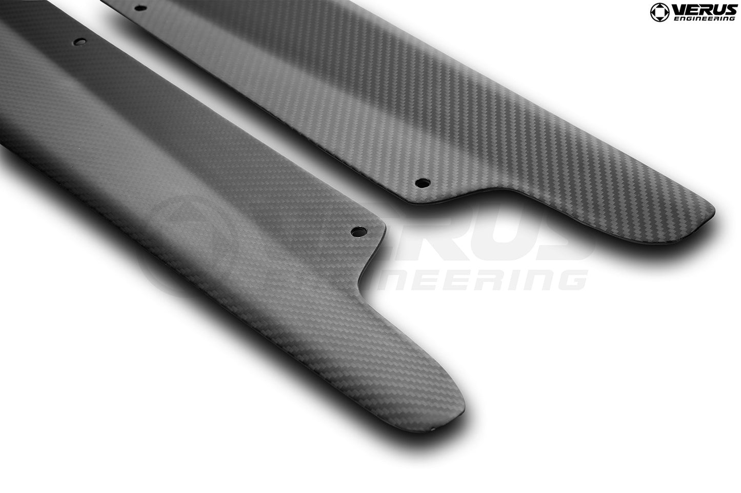 Verus Engineering carbon side splitter kit for Porsche 981 GT4