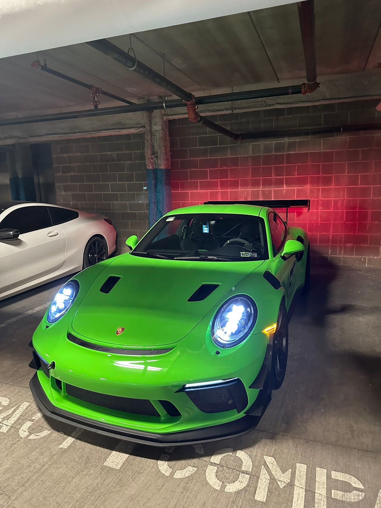 Verus front splitter underside - Porsche 991.2 GT3 RS