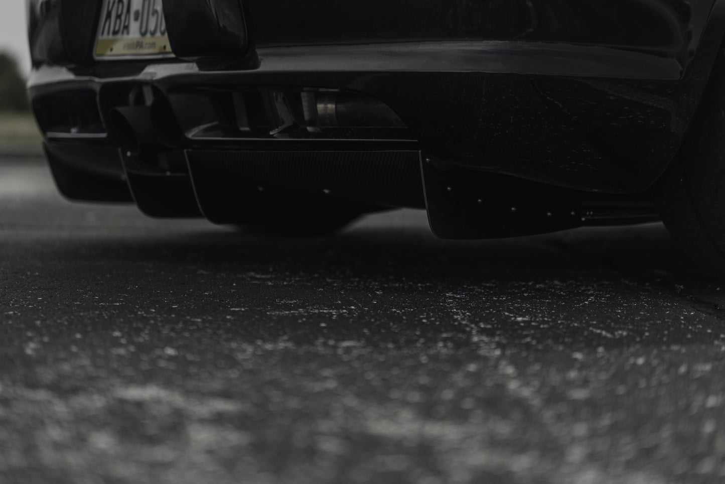 Verus Engineering rear diffuser - Porsche 987 Cayman detail