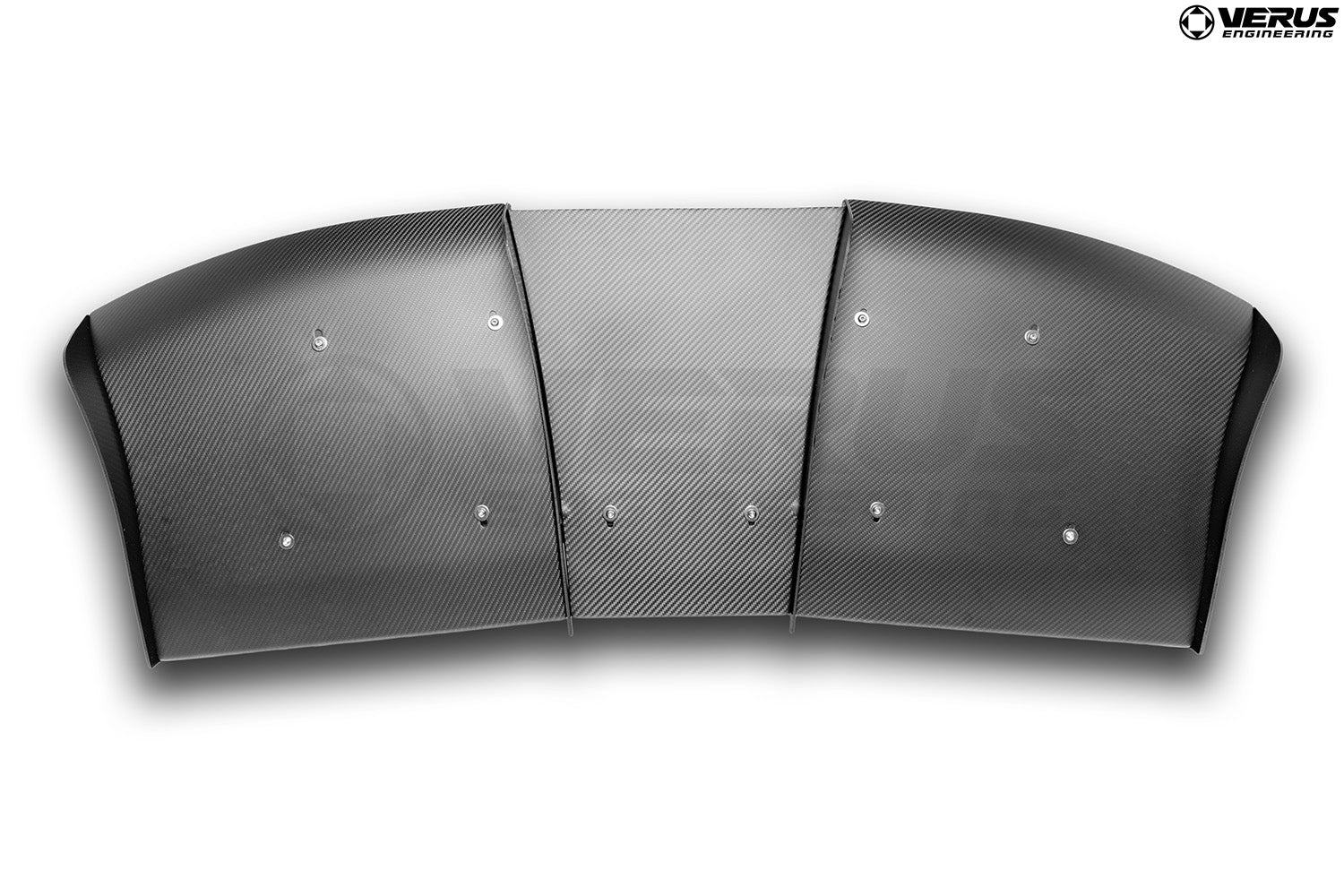 Verus Engineering carbon rear diffuser kit for Porsche 981 Cayman GT4