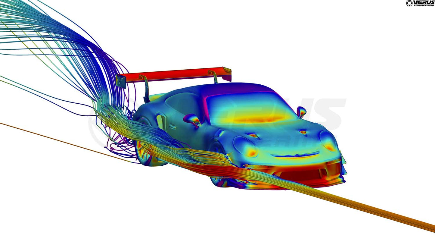 Verus dive planes on car - Porsche 991.1 GT3