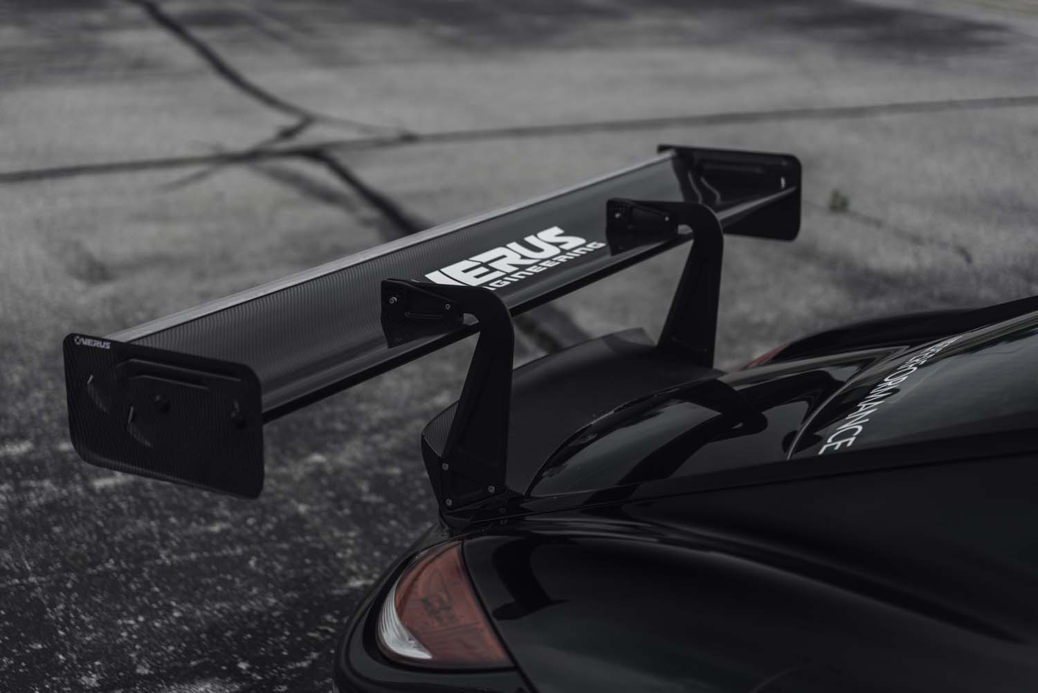 Verus V1X carbon ducktail spoiler - Porsche 987 Cayman