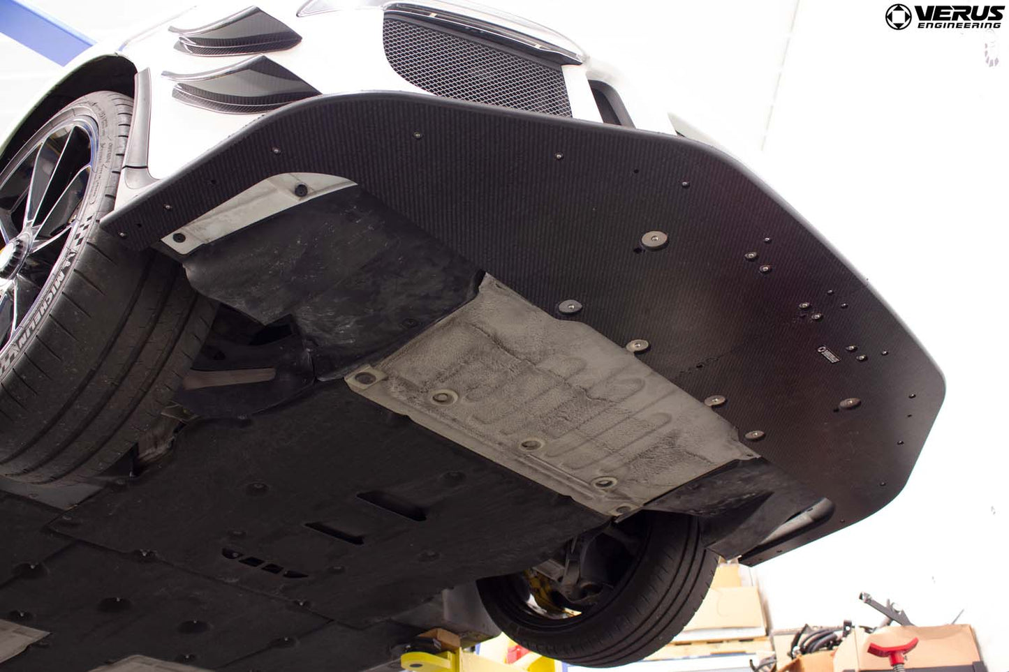 Verus front splitter installed - Porsche 991.2 GT3