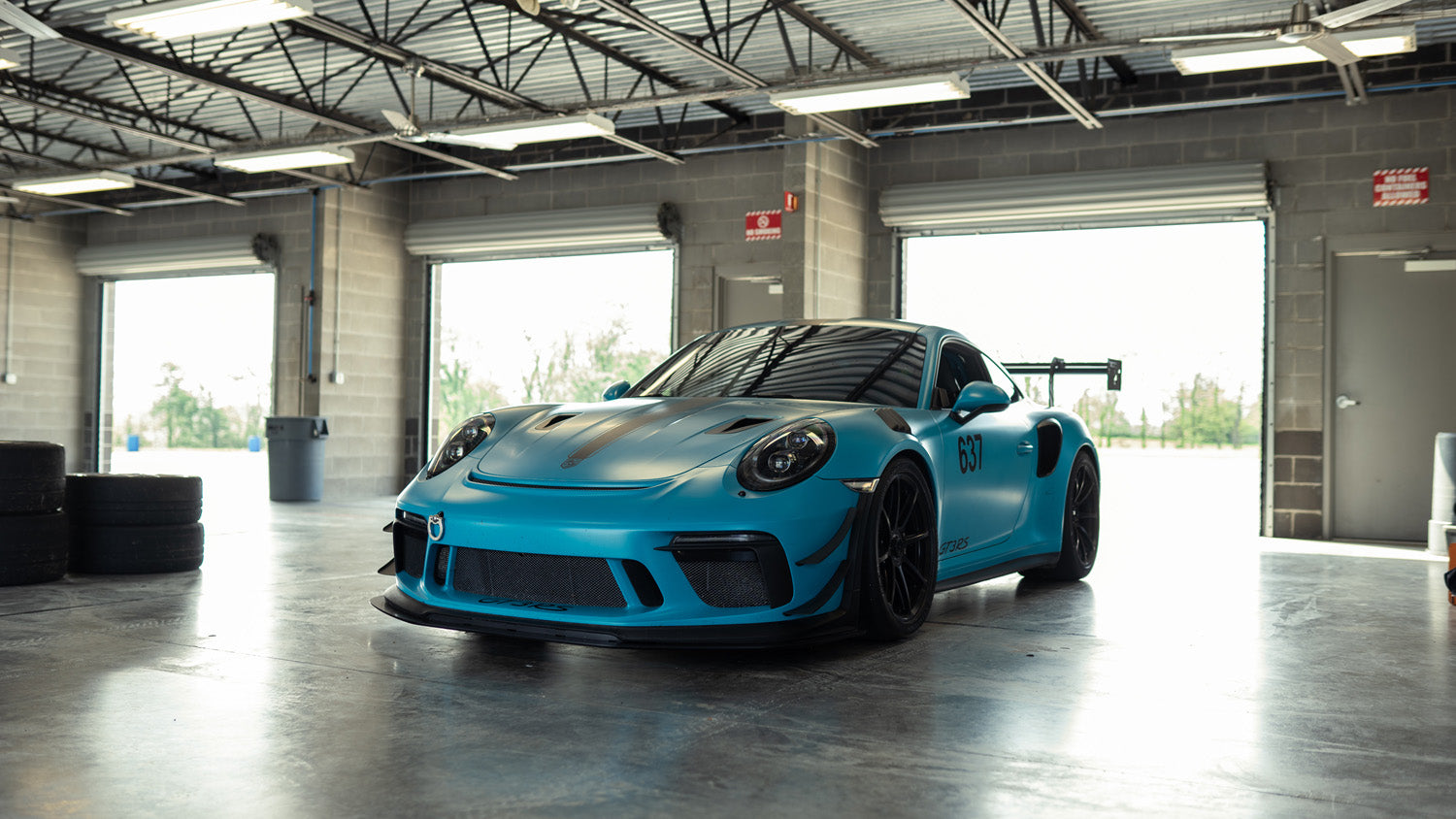 Verus V1X wing detail - Porsche 991 GT3 RS