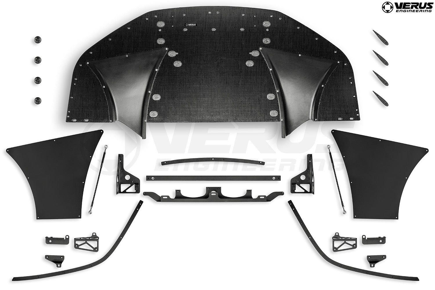Verus Engineering front splitter kit for Porsche 991.1 GT3 RS