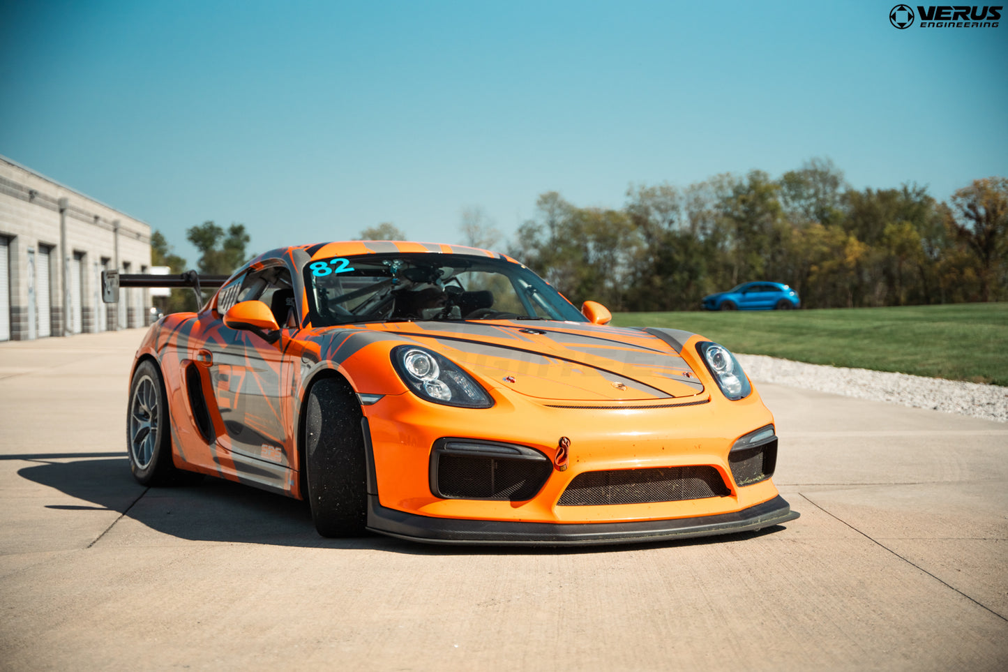 Verus front splitter spill plate - Porsche 981 GT4