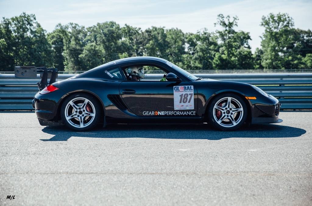 Verus V1X rear wing carbon weave - Porsche 987 Cayman