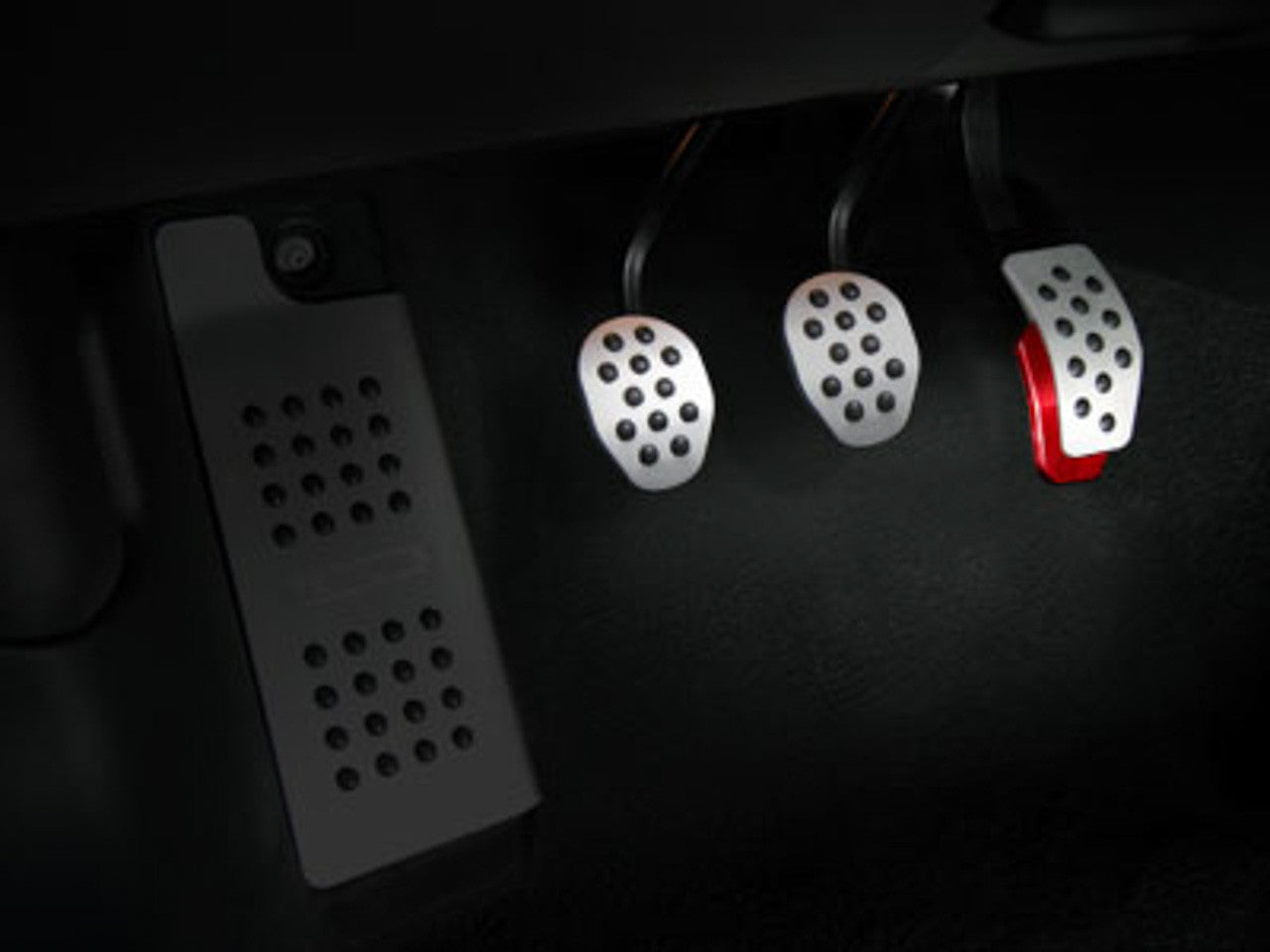 Rennline Pedal Set - 3 piece - Rubber Grip - Audi - SKU# P75.63.91
