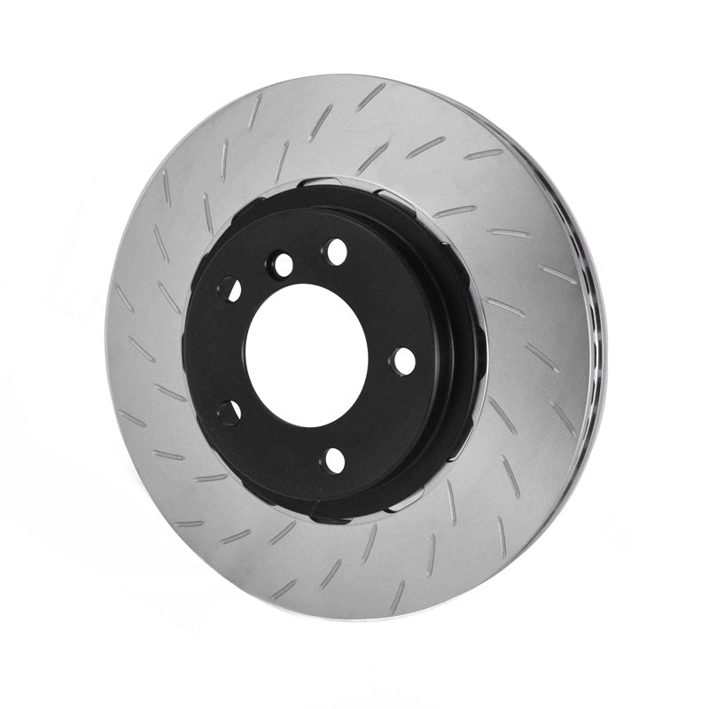 PFC Rear V3 Slotted Brake Rotor & Hat - Left - Porsche 991 GT3, Cayman GT4
